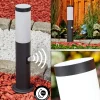 Borne Lumineuse Ruti Noir, 1 Lumiere, Detecteur De Mouvement