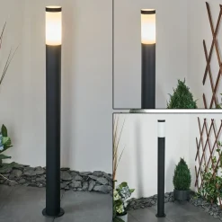 Borne Lumineuse Ruti Noir, 1 Lumiere