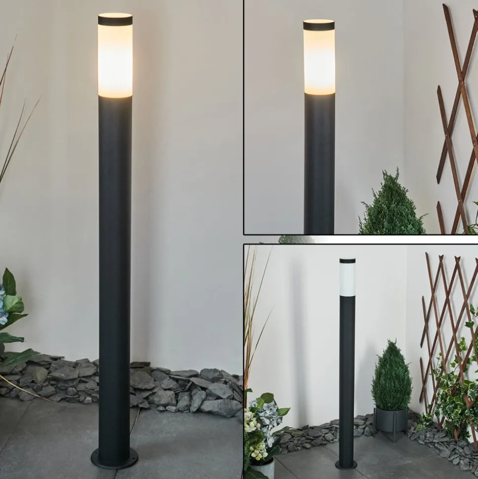 Borne Lumineuse Ruti Noir, 1 Lumiere