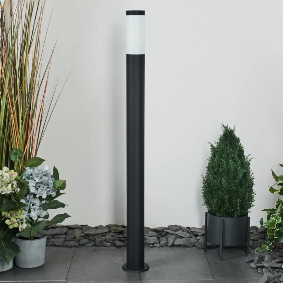 Borne Lumineuse Ruti Noir, 1 Lumiere