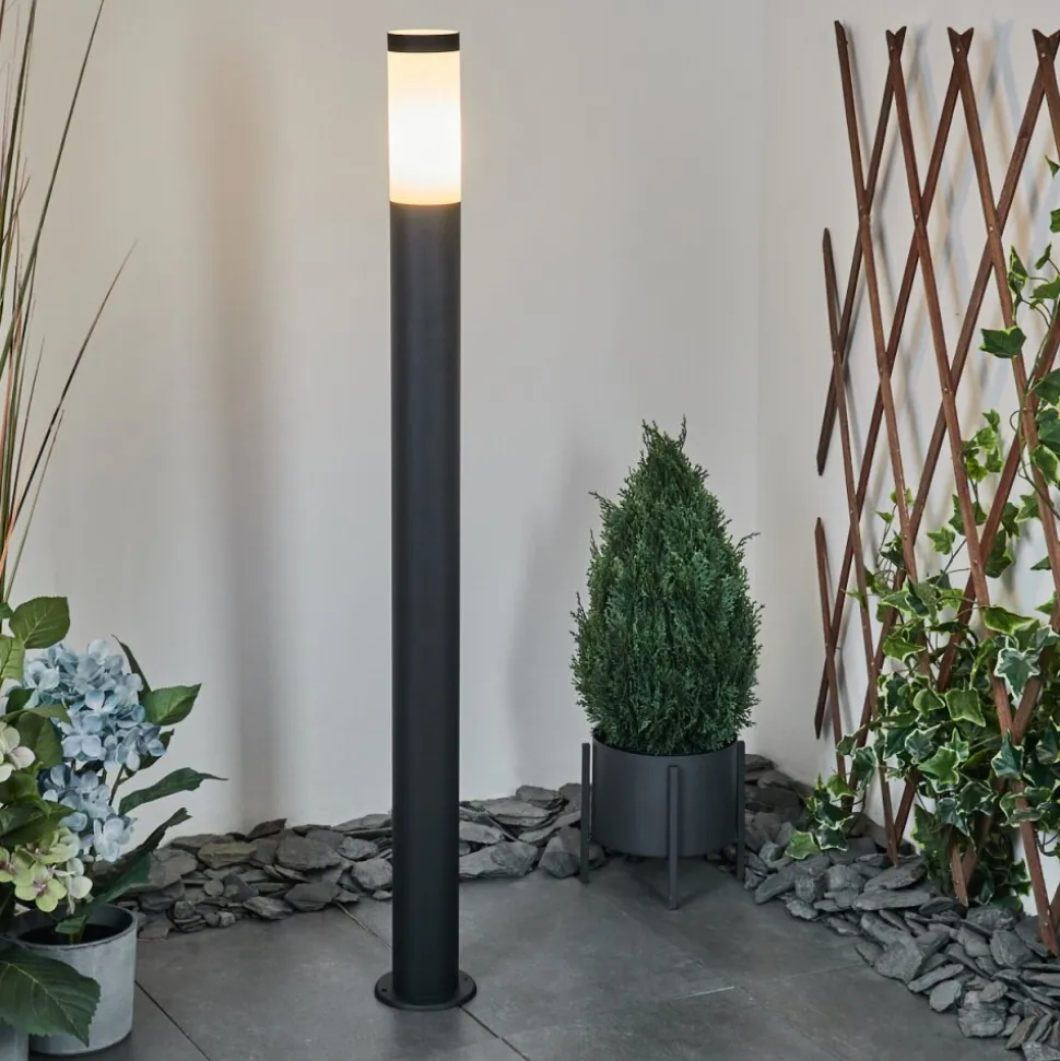 Borne Lumineuse Ruti Noir, 1 Lumiere