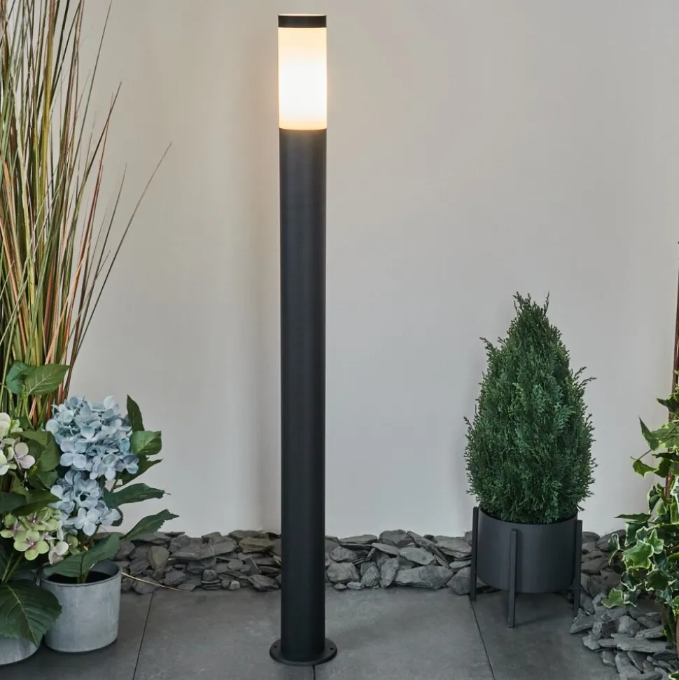 Borne Lumineuse Ruti Noir, 1 Lumiere