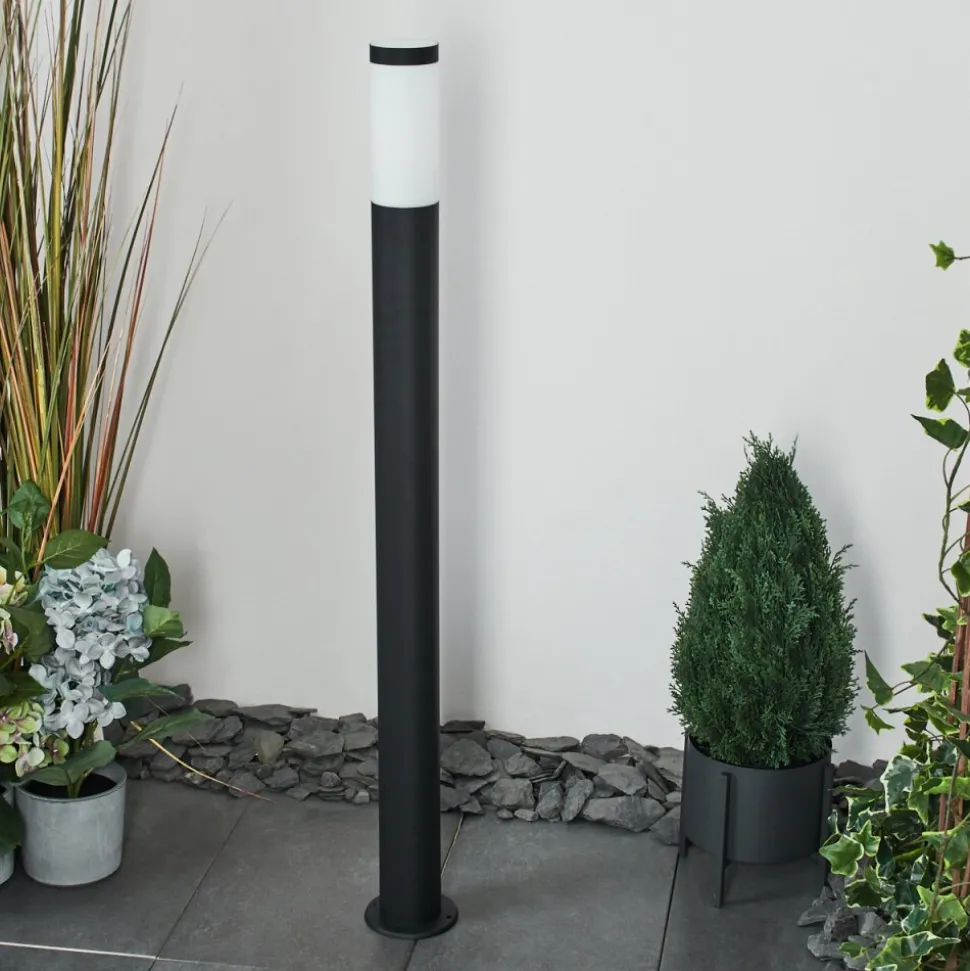 Borne Lumineuse Ruti Noir, 1 Lumiere