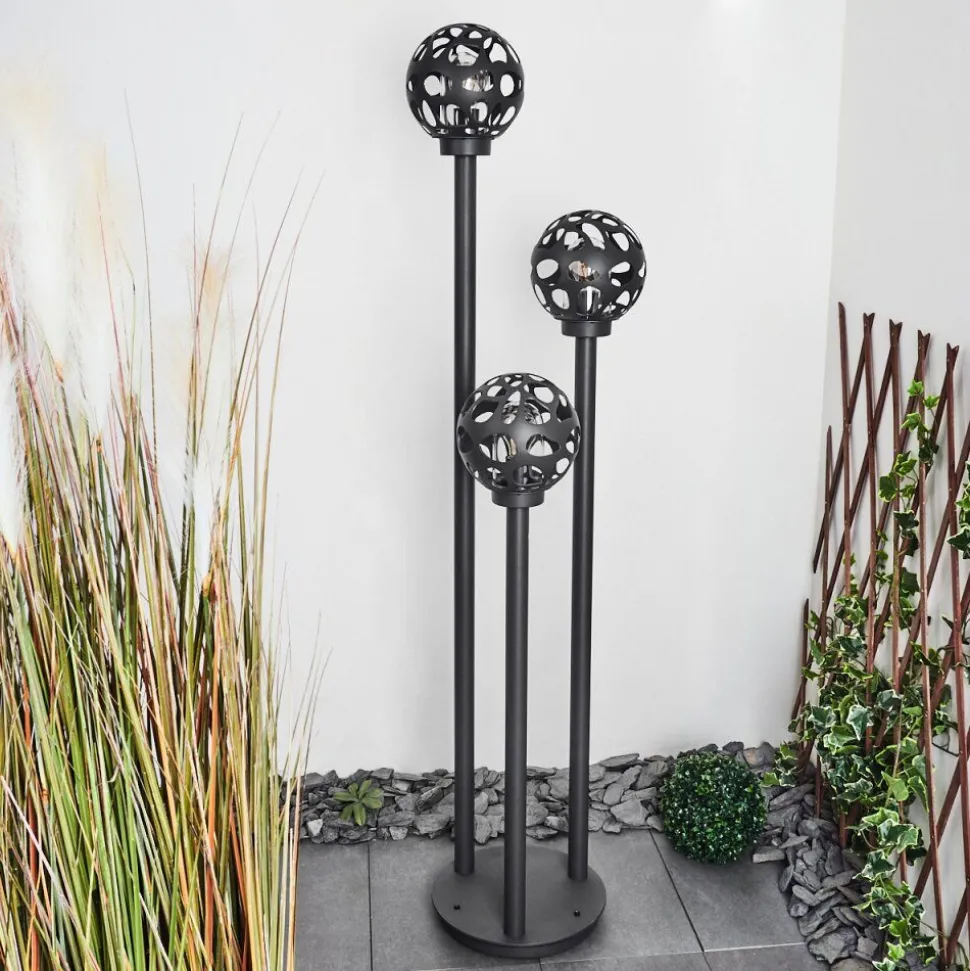 Borne Lumineuse Saaseg Noir, 3 Lumieres