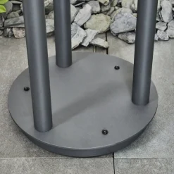 Borne Lumineuse Saaseg Noir, 3 Lumieres