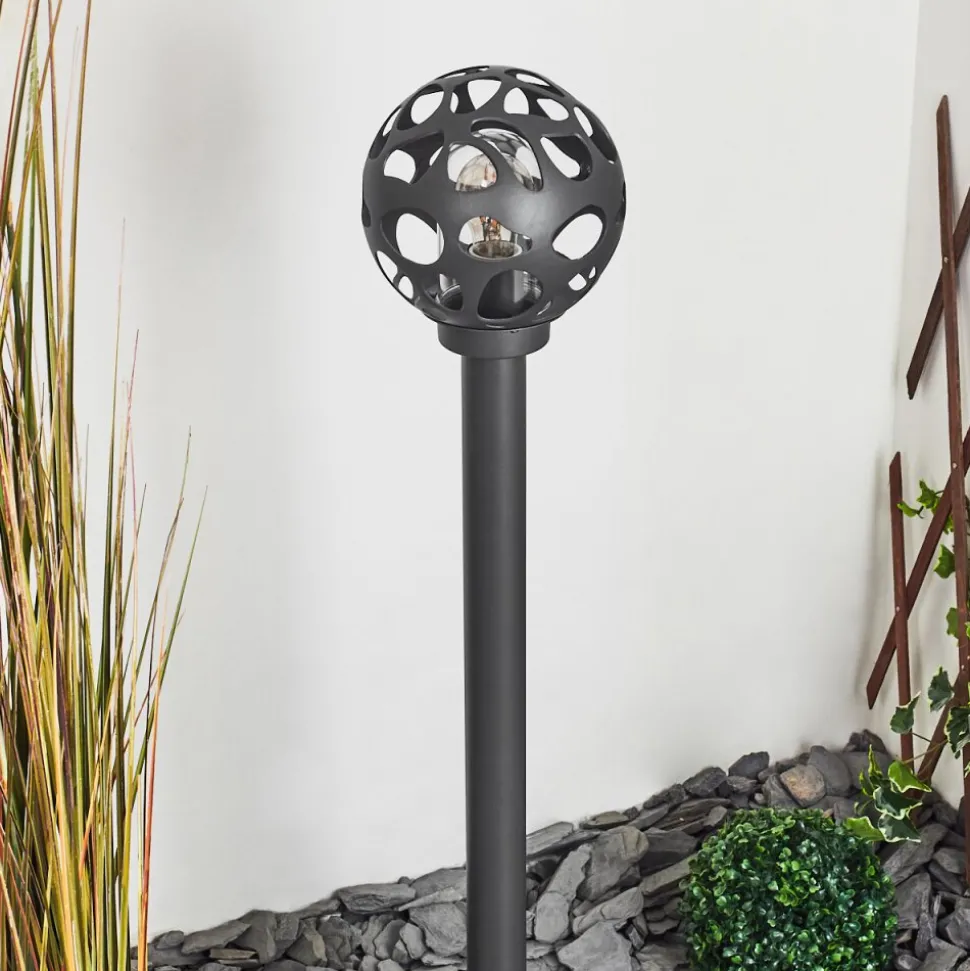 Borne Lumineuse Saaseg Noir, 1 Lumiere