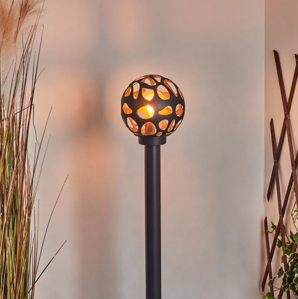 Borne Lumineuse Saaseg Noir, 1 Lumiere