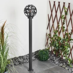 Borne Lumineuse Saaseg Noir, 1 Lumiere
