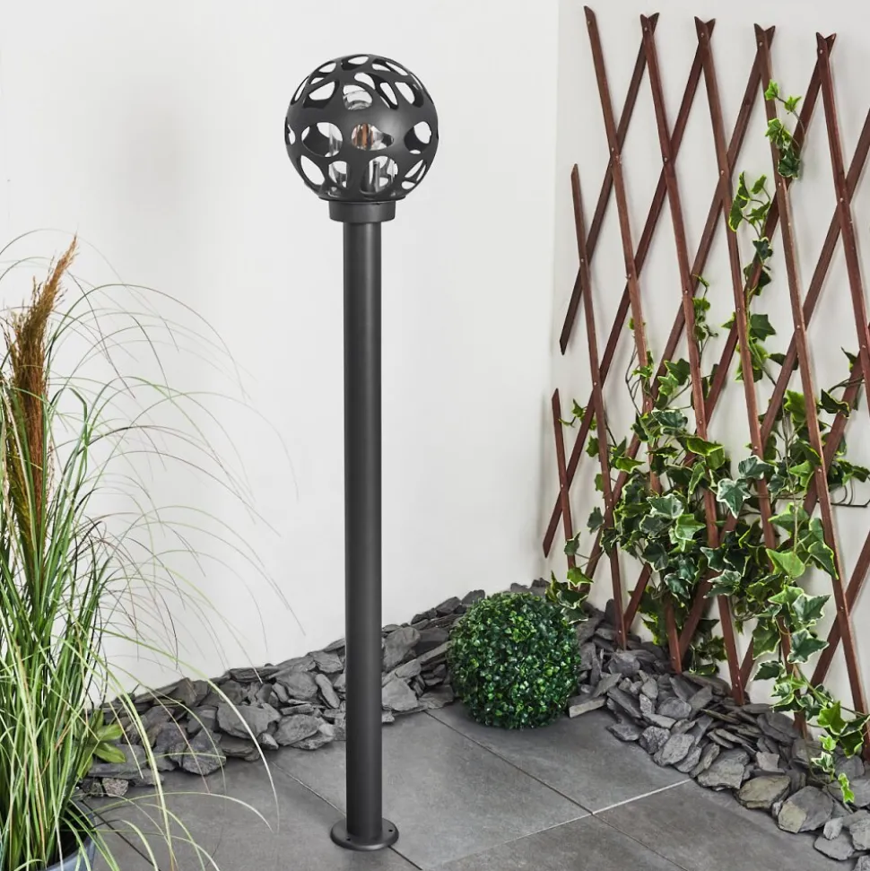 Borne Lumineuse Saaseg Noir, 1 Lumiere