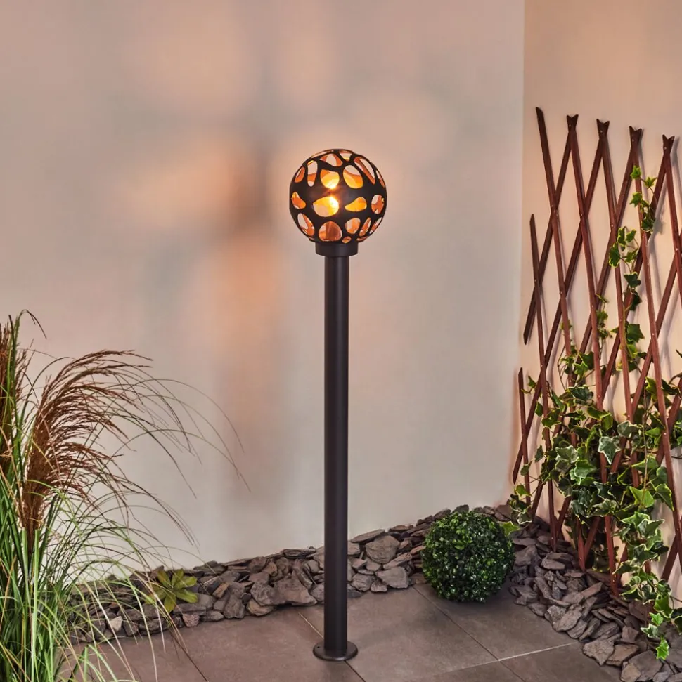 Borne Lumineuse Saaseg Noir, 1 Lumiere