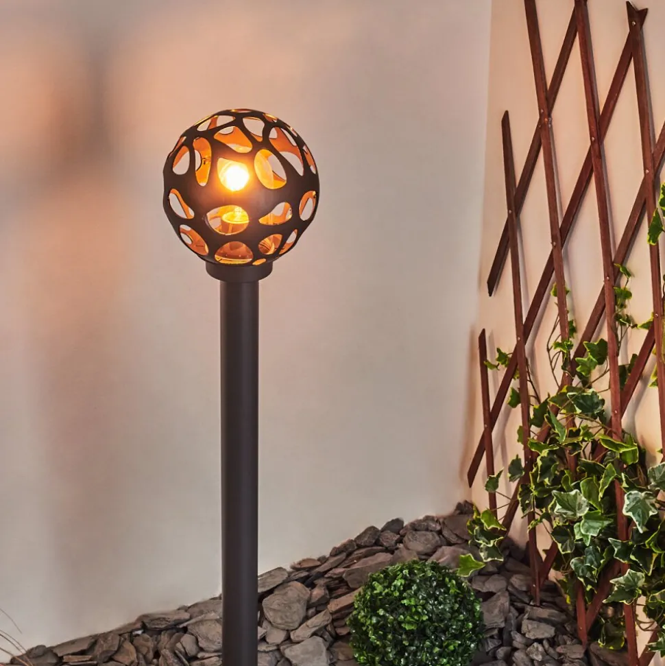 Borne Lumineuse Saaseg Noir, 1 Lumiere