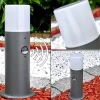 Borne Lumineuse Schafhaus Anthracite, 1 Lumiere, Detecteur De Mouvement
