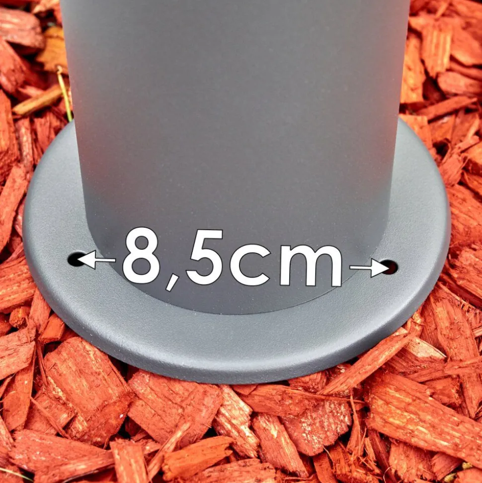 Borne Lumineuse Schafhaus Anthracite, 1 Lumiere, Detecteur De Mouvement