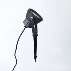 Borne Lumineuse Sempach Led Noir, 1 Lumiere, Changeur De Couleurs