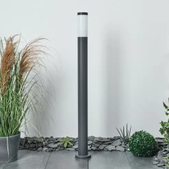 Borne Lumineuse Sessa Anthracite, 1 Lumiere