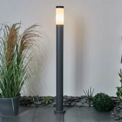 Borne Lumineuse Sessa Anthracite, 1 Lumiere