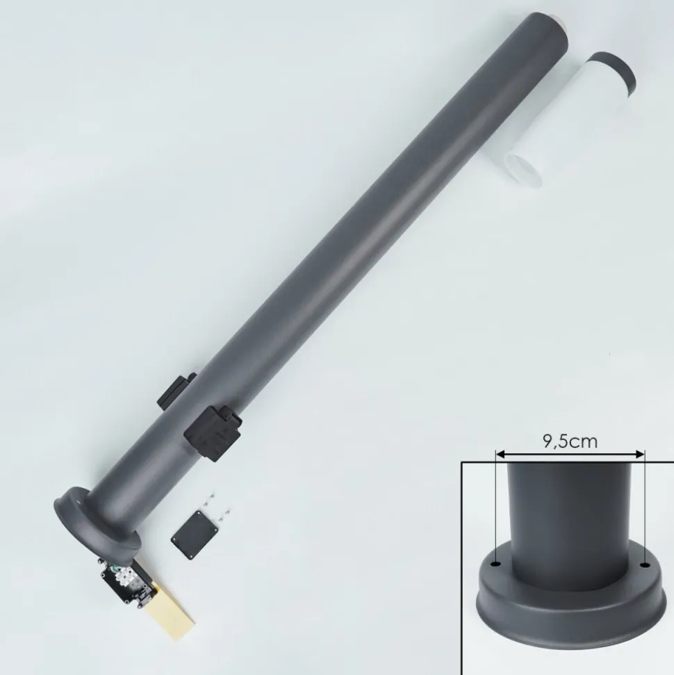 Borne Lumineuse Sessa Anthracite, 1 Lumiere
