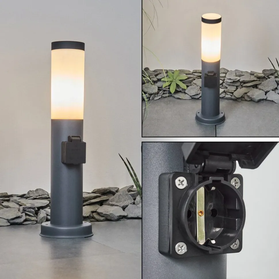 Borne Lumineuse Sessa Anthracite, 1 Lumiere