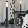 Borne Lumineuse Sessa Anthracite, 1 Lumiere