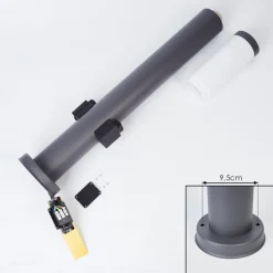 Borne Lumineuse Sessa Anthracite, 1 Lumiere