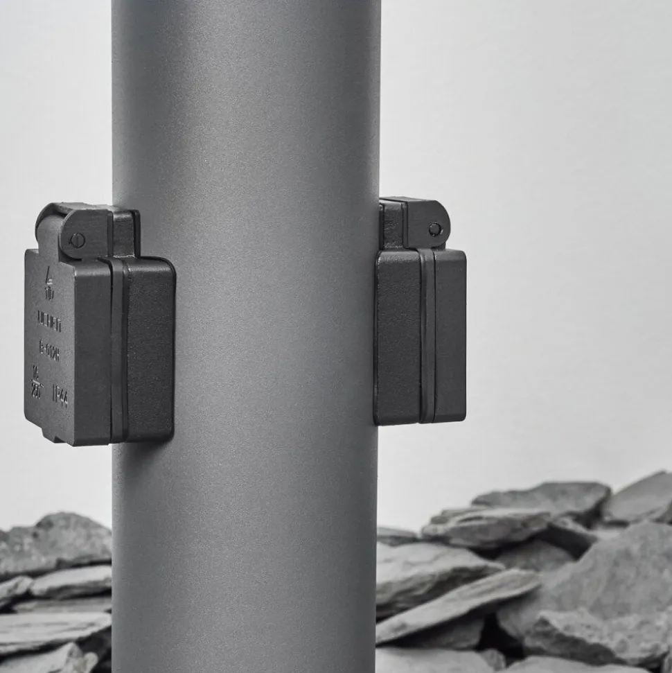 Borne Lumineuse Sessa Anthracite, 1 Lumiere