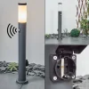 Borne Lumineuse Sessa Anthracite, 1 Lumiere, Detecteur De Mouvement