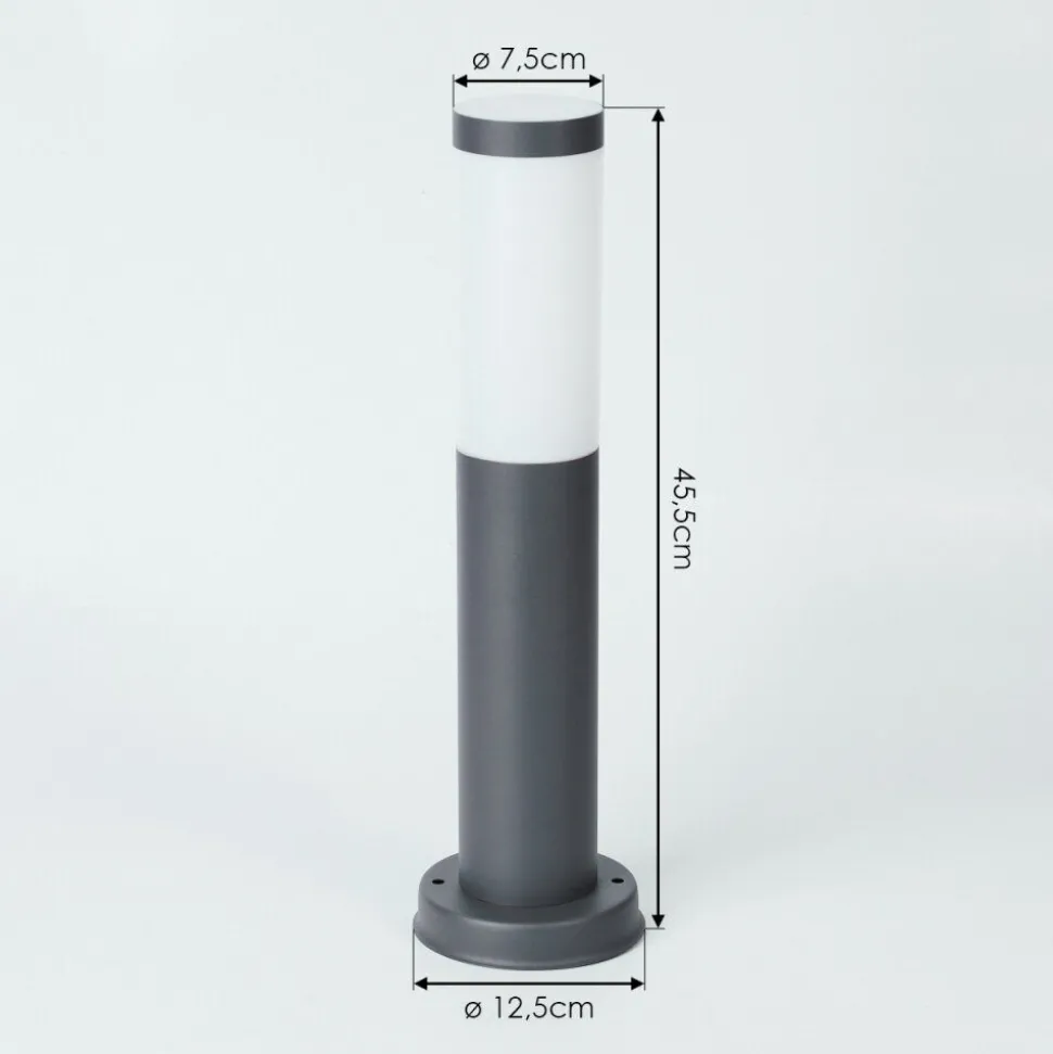 Borne Lumineuse Sessa Anthracite, 1 Lumiere