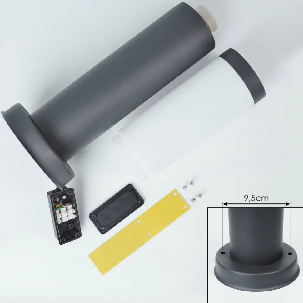 Borne Lumineuse Sessa Anthracite, 1 Lumiere