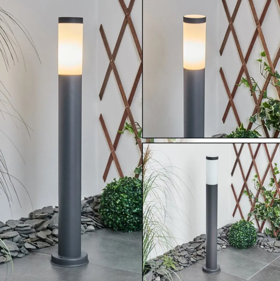 Borne Lumineuse Sessa Anthracite, 1 Lumiere