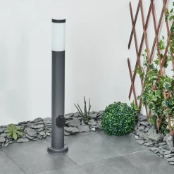 Borne Lumineuse Sessa Anthracite, 1 Lumiere