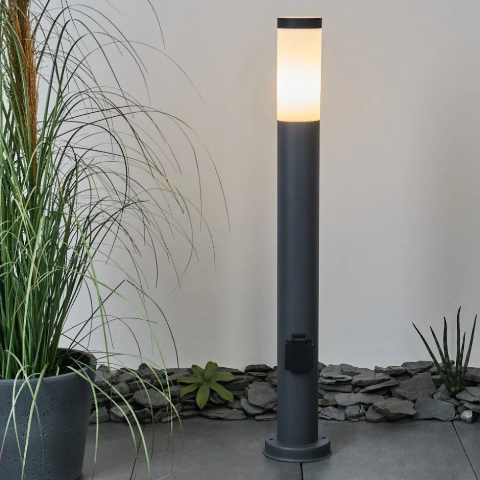 Borne Lumineuse Sessa Anthracite, 1 Lumiere