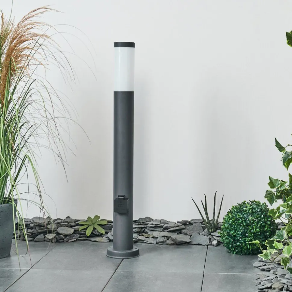 Borne Lumineuse Sessa Anthracite, 1 Lumiere