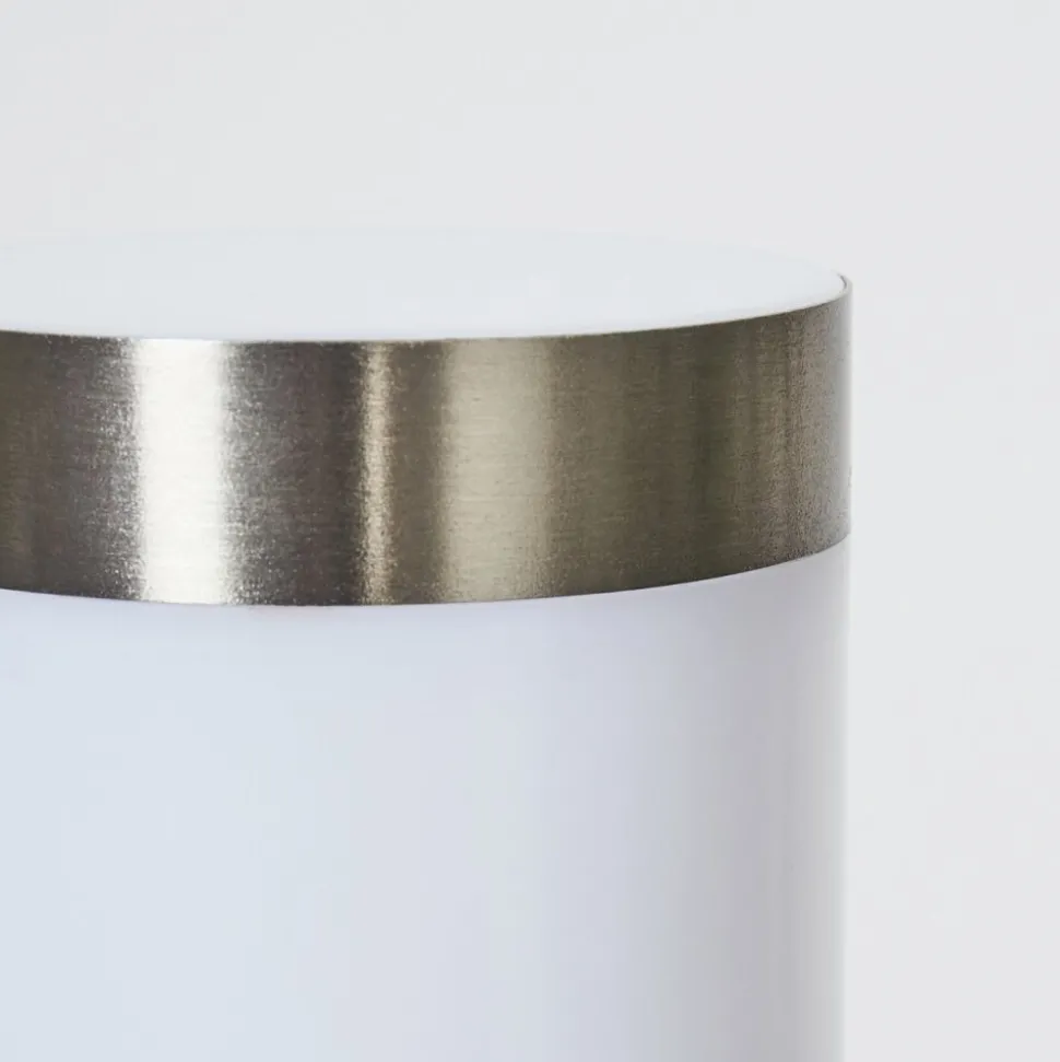 Borne Lumineuse Sessa Nickel Mat, 1 Lumiere