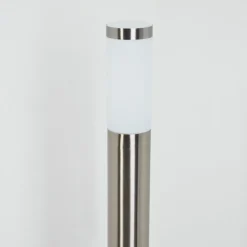 Borne Lumineuse Sessa Nickel Mat, 1 Lumiere