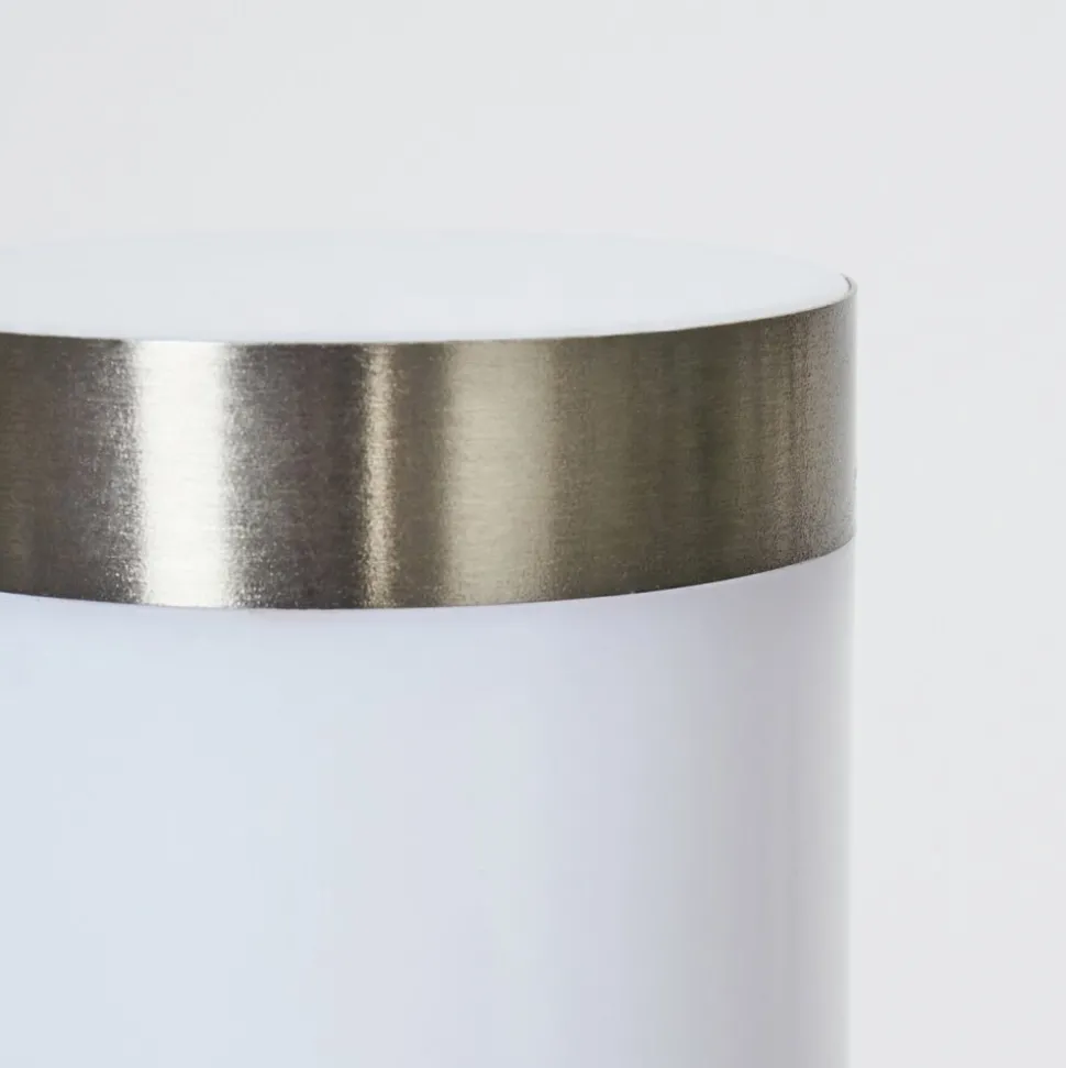 Borne Lumineuse Sessa Nickel Mat, 1 Lumiere
