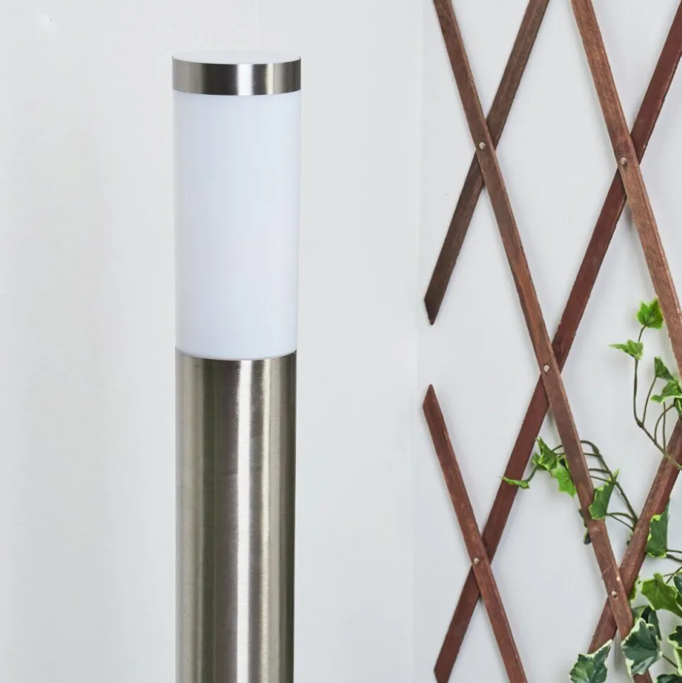 Borne Lumineuse Sessa Nickel Mat, 1 Lumiere