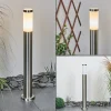 Borne Lumineuse Sessa Nickel Mat, 1 Lumiere