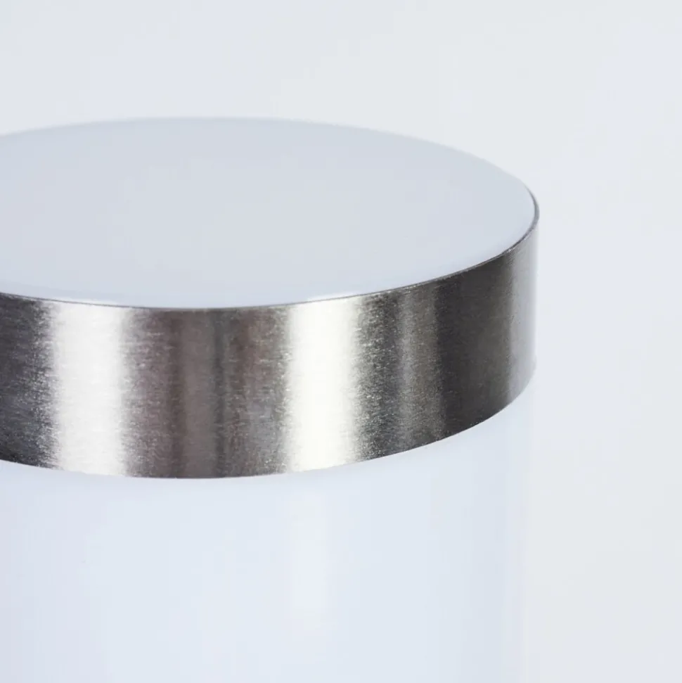 Borne Lumineuse Sessa Nickel Mat, 1 Lumiere