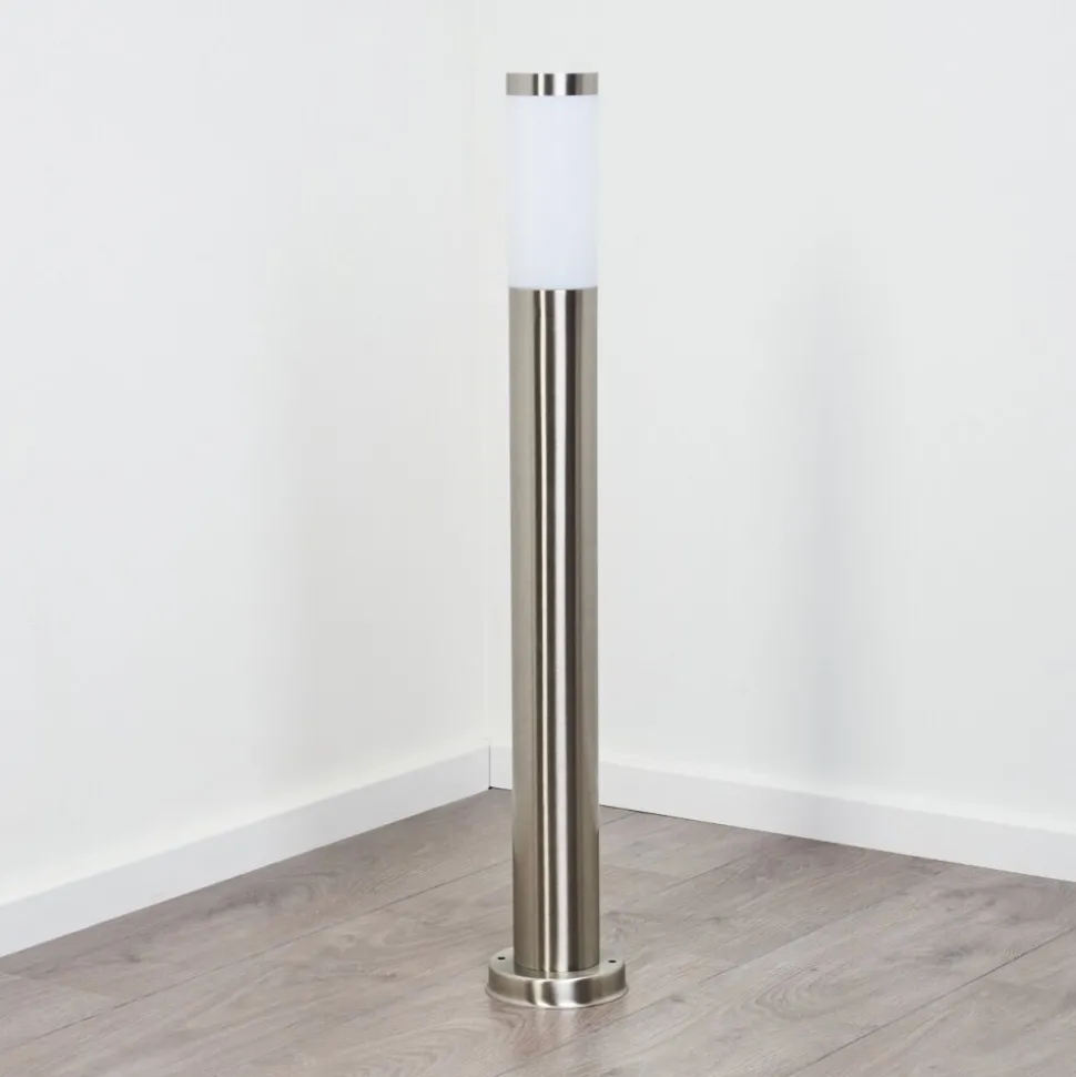 Borne Lumineuse Sessa Nickel Mat, 1 Lumiere