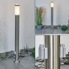Borne Lumineuse Sessa Nickel Mat, 1 Lumiere