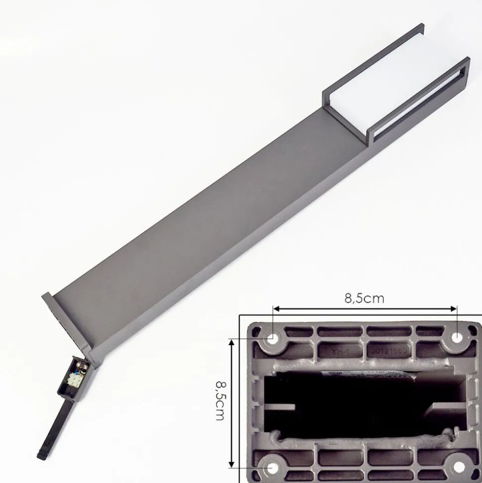 Borne Lumineuse Skove Led Anthracite, 1 Lumiere, Changeur De Couleurs