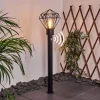 Borne Lumineuse Solda Noir, 1 Lumiere, Detecteur De Mouvement