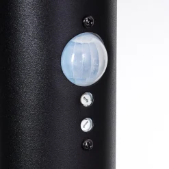 Borne Lumineuse Solda Noir, 1 Lumiere, Detecteur De Mouvement