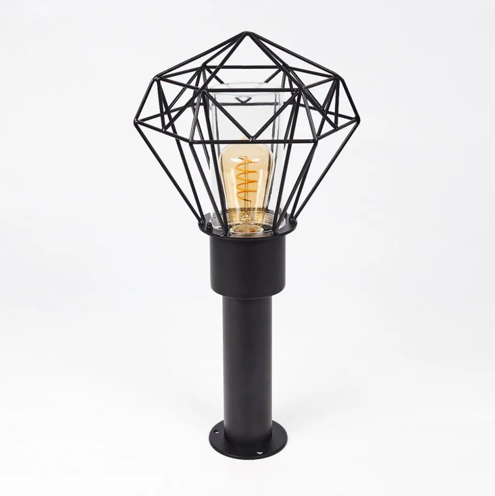 Borne Lumineuse Solda Noir, 1 Lumiere