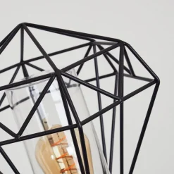 Borne Lumineuse Solda Noir, 3 Lumieres