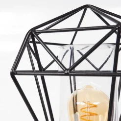 Borne Lumineuse Solda Noir, 1 Lumiere