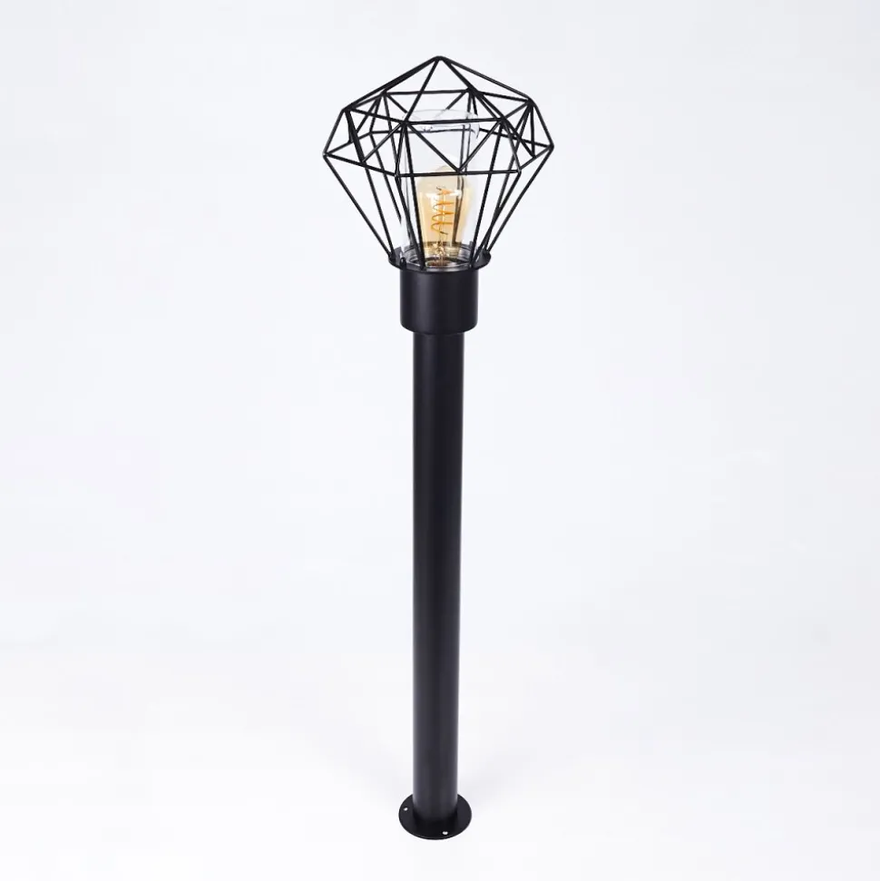 Borne Lumineuse Solda Noir, 1 Lumiere