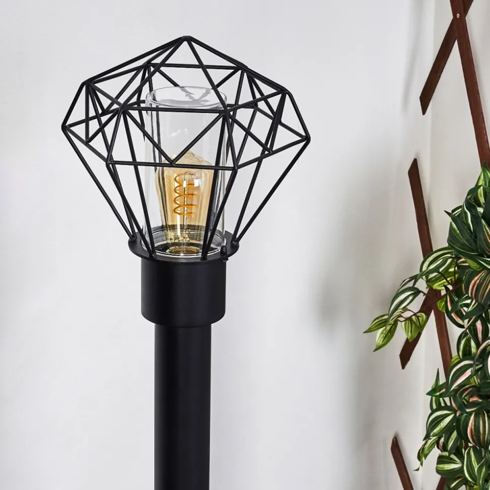 Borne Lumineuse Solda Noir, 1 Lumiere