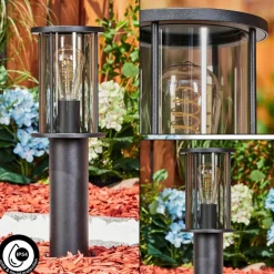 Borne Lumineuse Sumalao Noir, 1 Lumiere