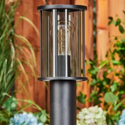 Borne Lumineuse Sumalao Noir, 1 Lumiere
